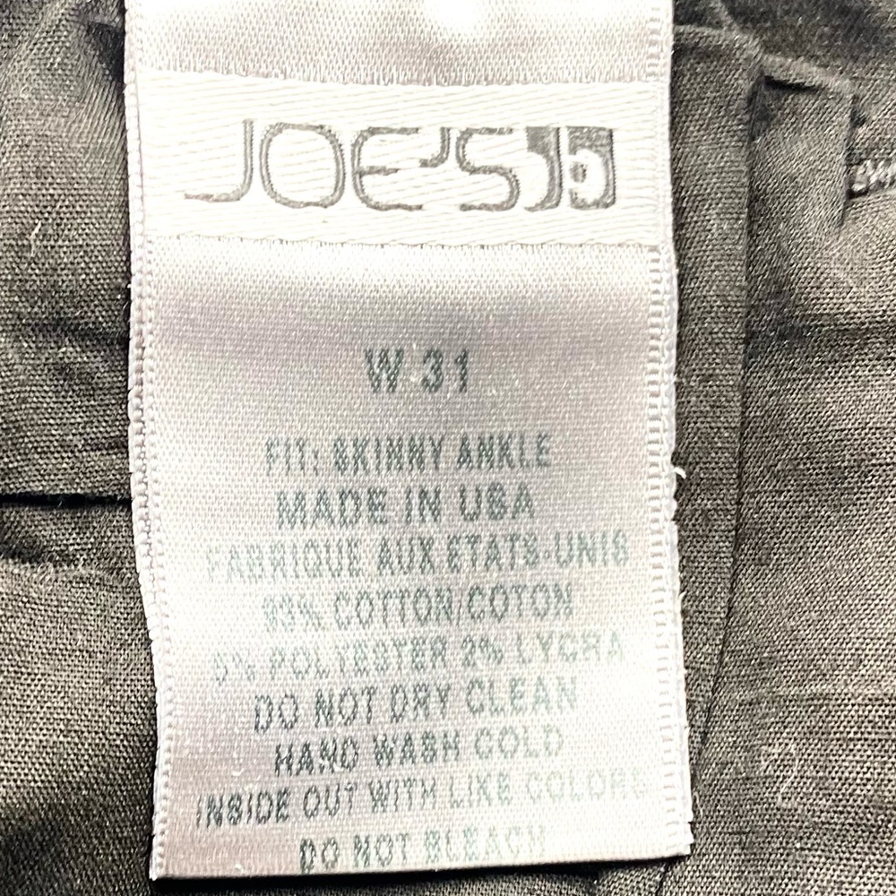 💕SALE Joe's Black Skinny Ankle Premium Denim Jean - Picture 6 of 8
